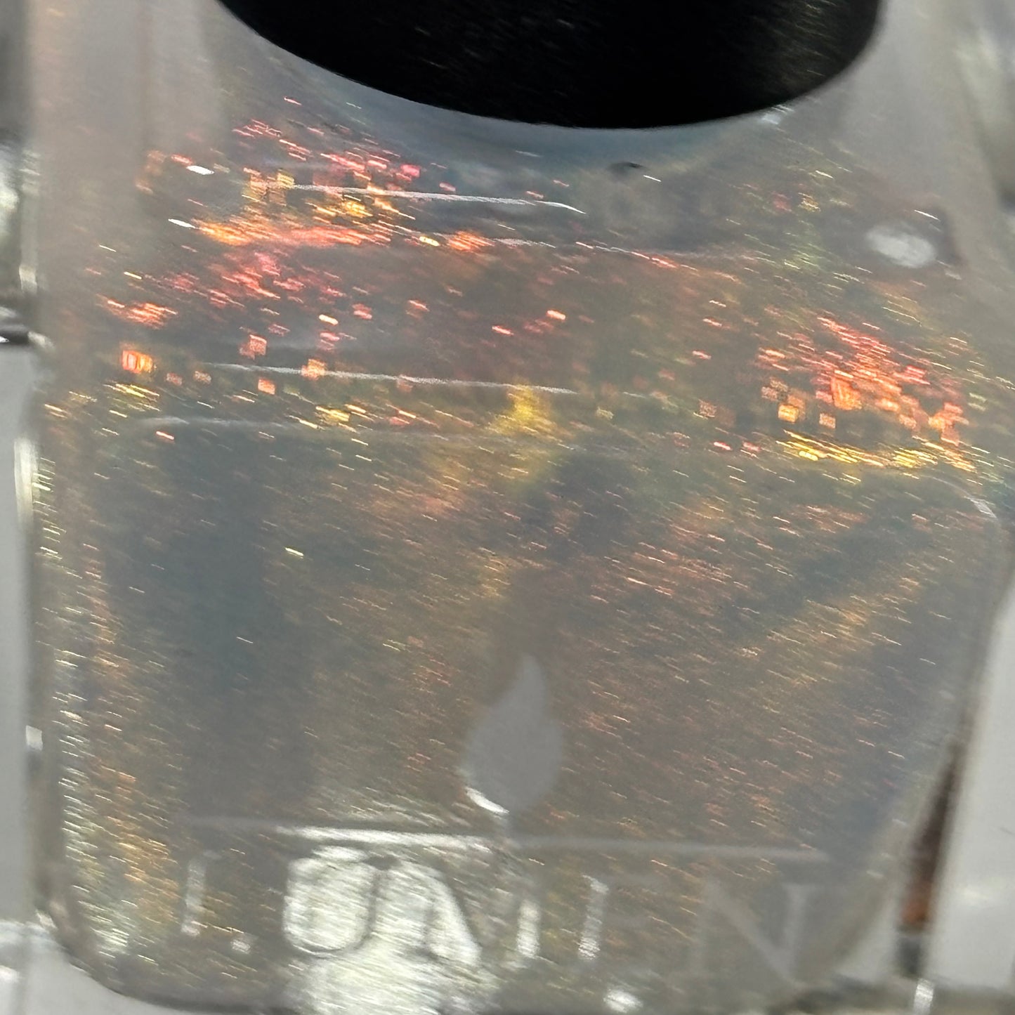 Honeyfire Aura scented shimmer topcoat