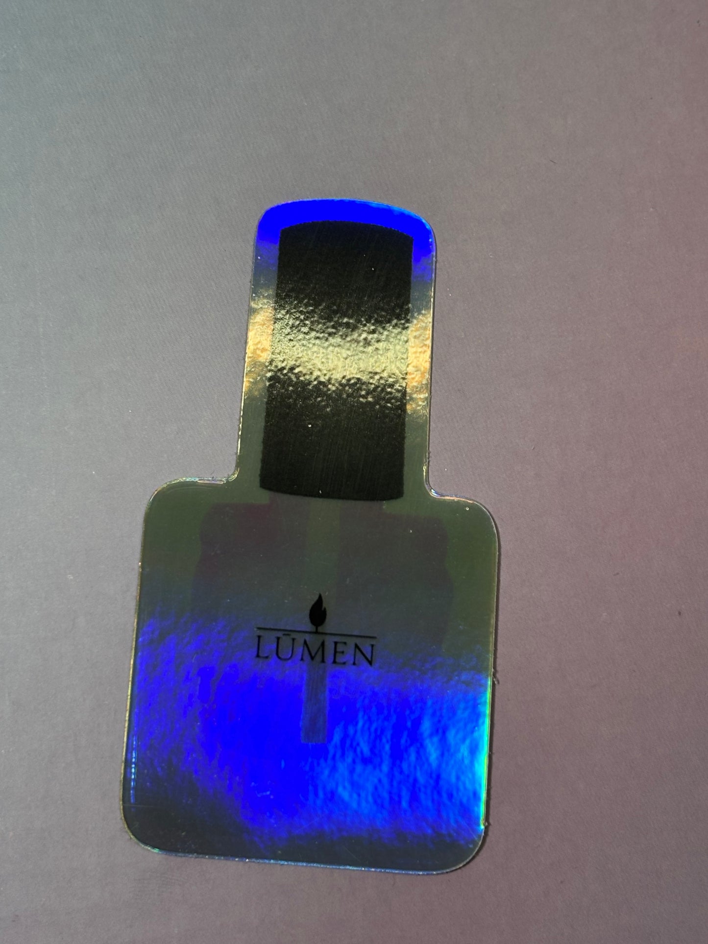 Holographic LŪMEN collectors bottle sticker