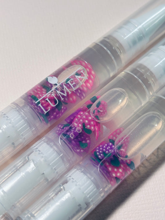 Berry Breeze Raspberry oil on the glow pen